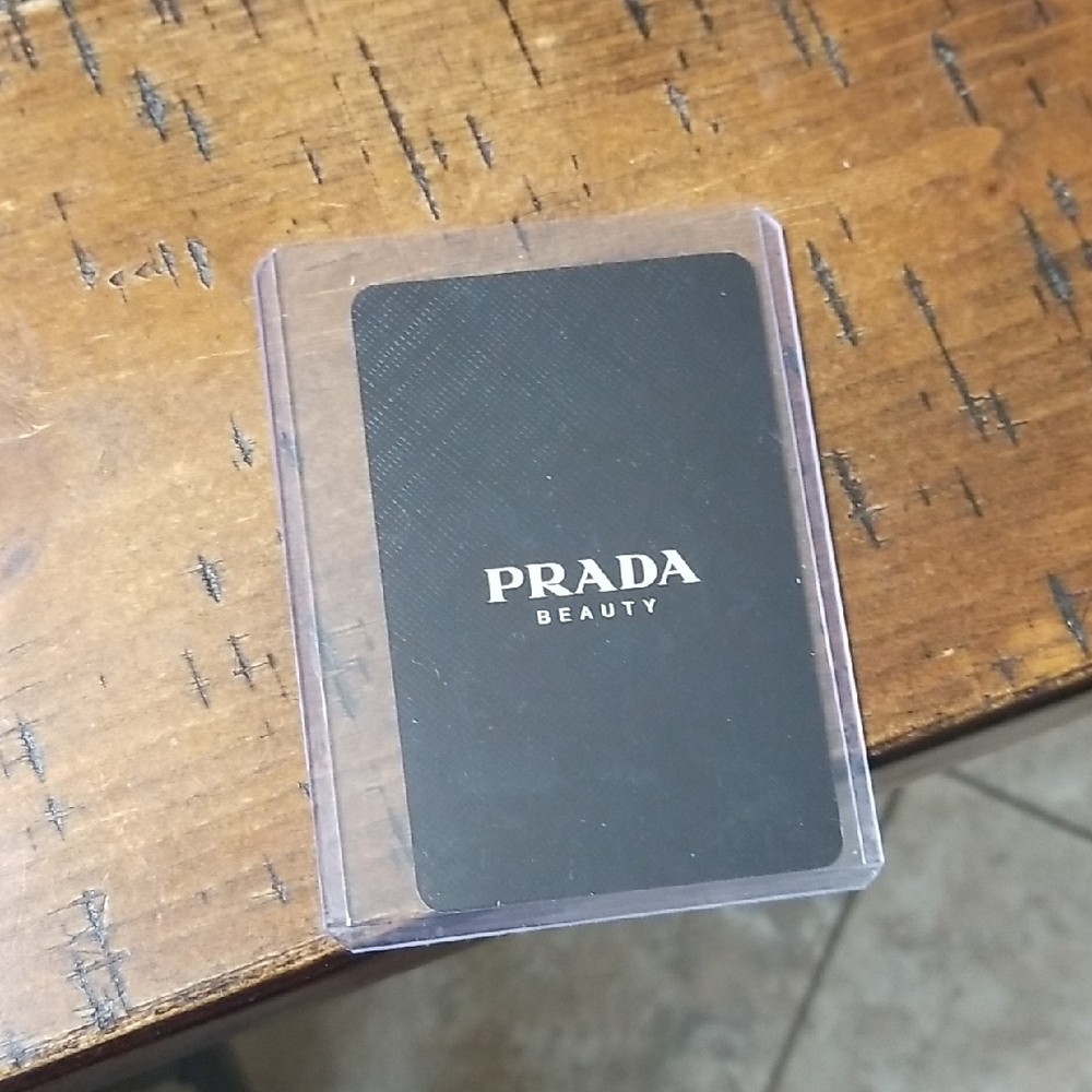 Prada Beauty Black Card Case